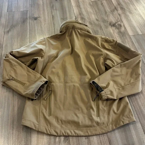 Rothco Mens Spec Ops Soft Shell Jacket Coyote Brown Tactical Fleece Lined Size M - Picture 7 of 9